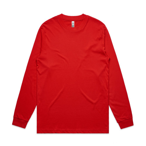 RED general-l/s-tee-red